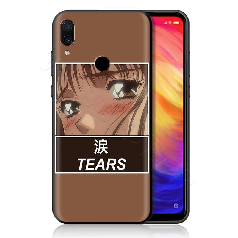 Грустно аниме эстетика vaporwave чехол для Xiaomi Redmi 4A 4X5 5A 6 6A 7 7A S2 Примечание Go K20 Pro Plus премьер-8 T
