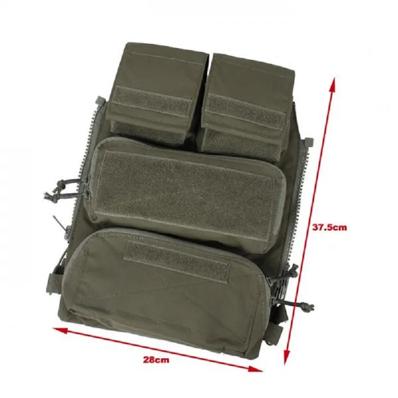 3107-RG 2018 Tactical Vest Zipper Pouch Bags Multicam Limited Edition for Tactical Vest 16-19 AVS JPC2.0 CPC