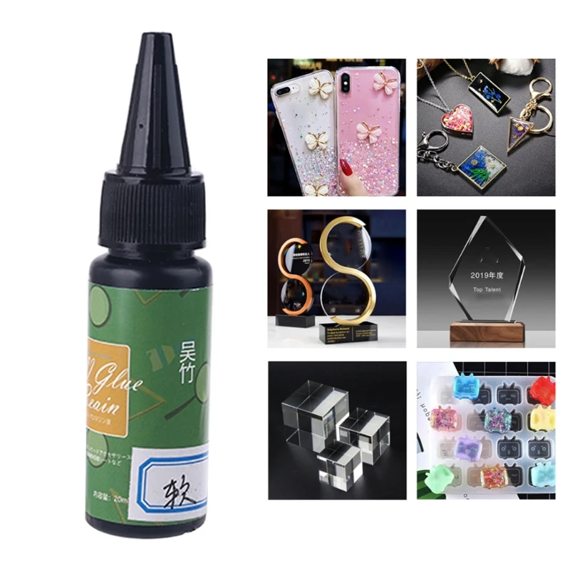 

UV Resin Glue Clear Crystal DIY Handmade Epoxy Crafts Casting Jewelry