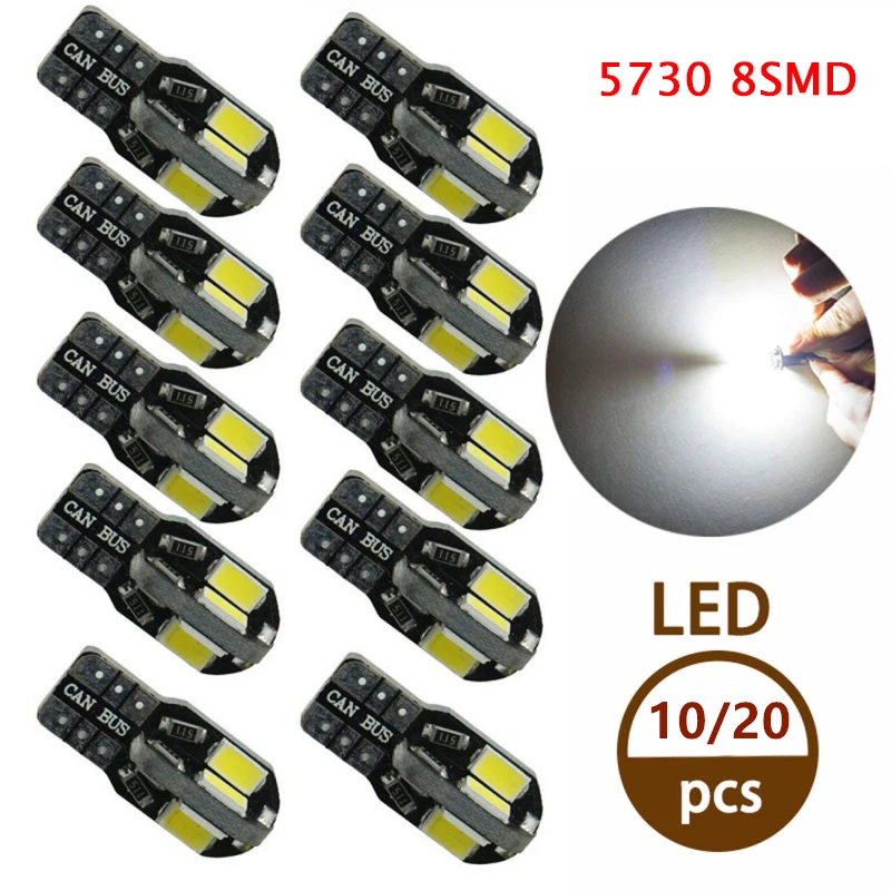 

Фонарь для чтения со светодиодной подсветкой, W5W, Canbus 194 168 5630 5730 8smd