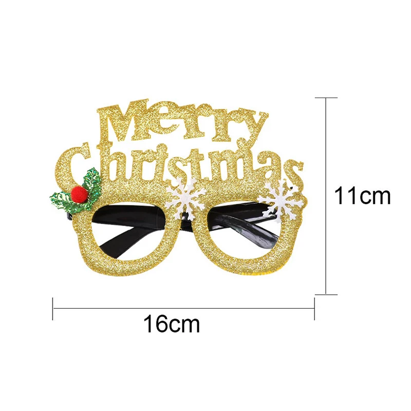 

3pcs/lot Christmas Party Glasses Santa Snowman Adult Merry Christmas Ornaments Christmas Gift Santa Claus Snowman Tree Toy 2019