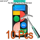 10 шт.лот для Google Pixel 4a 5G 6,2 дюйма (не 4G) Твердость 9H 2.5D Закаленное стекло пленка защита экрана Защитная пленка