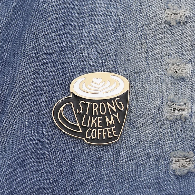 Креативная брошь в виде кофейной чашки Ювелирное Украшение хорошего друга гиftstong