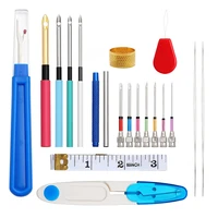 embroidery tools kit for beginner practical cross stitch set with hoop 50 color silk thread funny needlework craft supplies