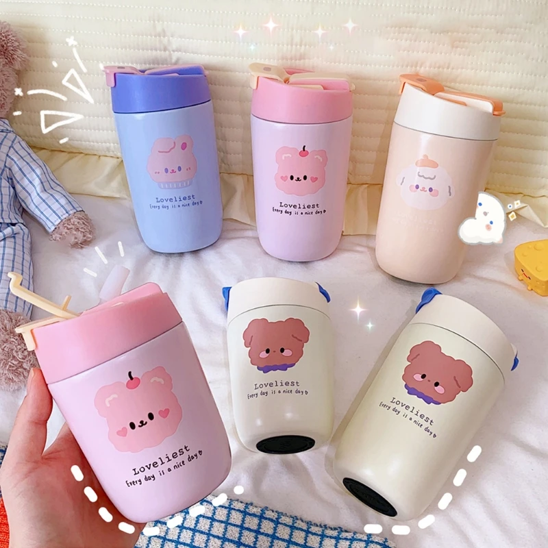 Соломенные кружки из нержавеющей стали термос чашка детская бутылка для воды