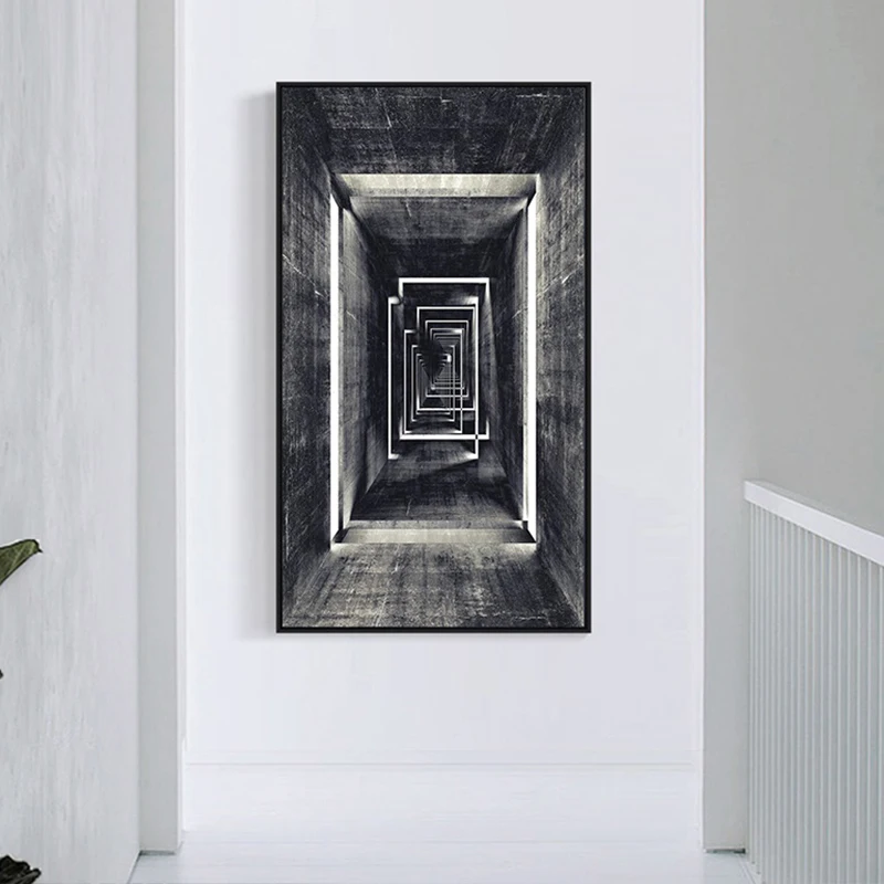 

Abstract black gallery canvas painting posters and print Unqiue Home decorative wall art pictures for living room bedroom aisle