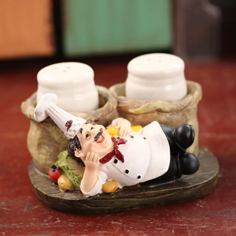 Полимерная Статуэтка шеф повара статуэтка для торта хлеба кичена декоративная