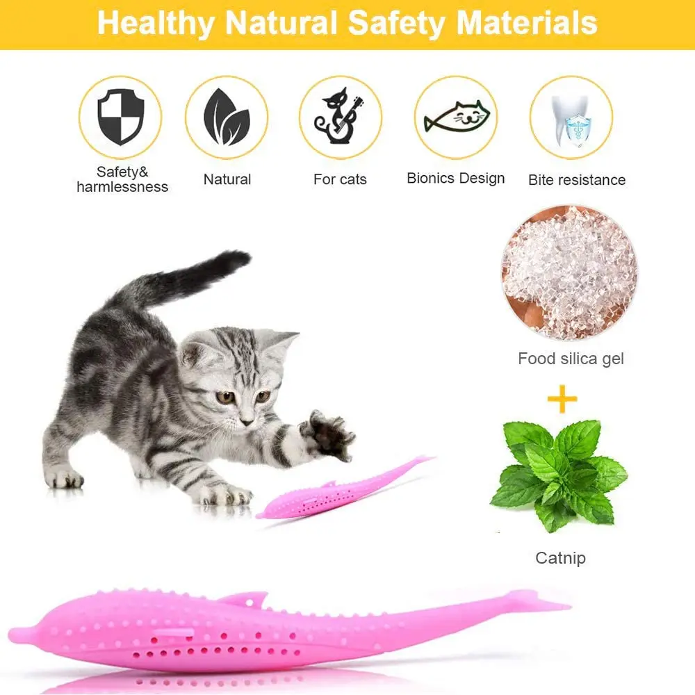 Искусственная кошачья мята чистка зубов искусственная Реалистичная