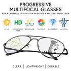 Очки для дальнозоркости для мужчин и женщин, при пресбиопии, в стиле ретро, квадратной металлической оправе, с диоптриями 1-3,5