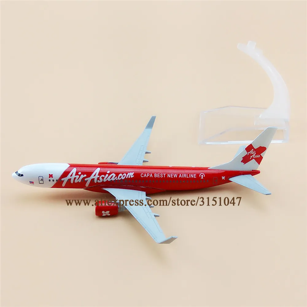 16 см Air Asia CAPA лучшая новая авиакомпания B737 боинг 737 авиакомпании металлическая