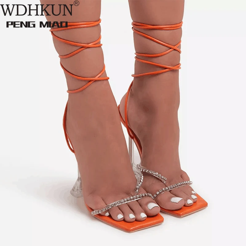 

Сандалии женские с ремешком на щиколотке, босоножки на тонком высоком каблуке, вечерняя Классическая вечерние, модные пикантные туфли с ква...