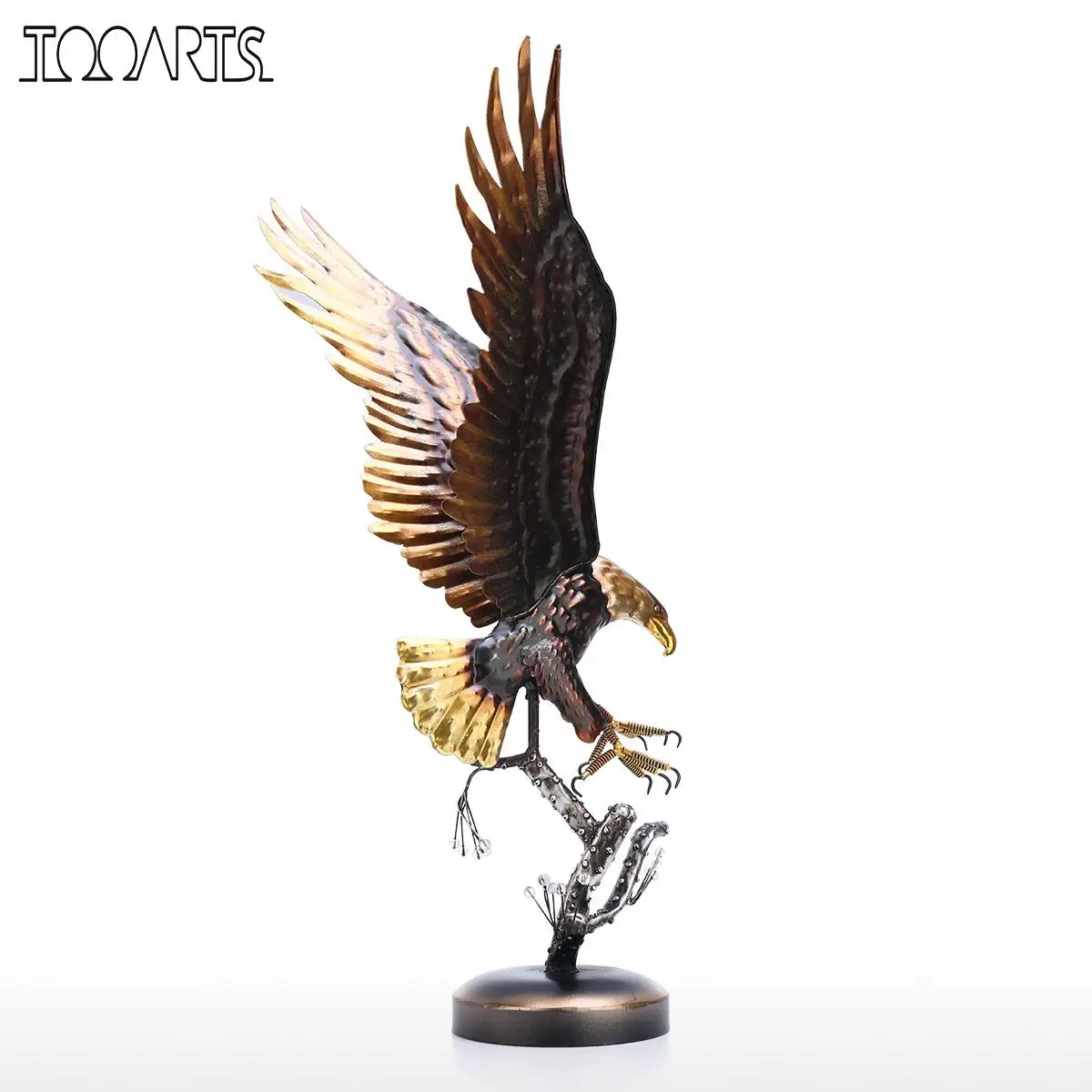 Скульптура Tooarts Bald Eagle современные железные украшения художественный декор
