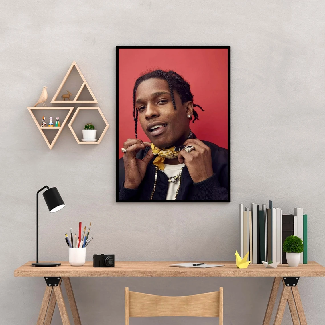 Как можно скорее Настенная картина с изображением скалистых стен (без рамки)