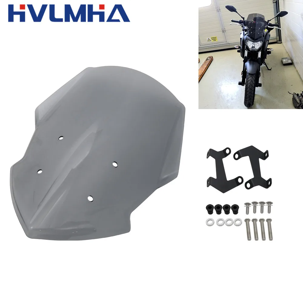 Ветровое стекло с монтажным кронштейном для YAMAHA MT07 MT 07 2018 2019 FZ FZ07 ветровые
