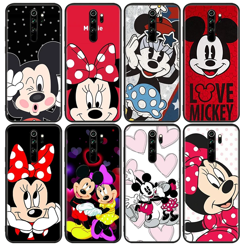 

Disney Cartoon Mickey Minne For Xiaomi Redmi 9i 9T 9A 9C 9 8A 8 GO 7 7A S2 Y2 6 6A 5 5A 4X Prime Pro Plus Black Soft Phone Case