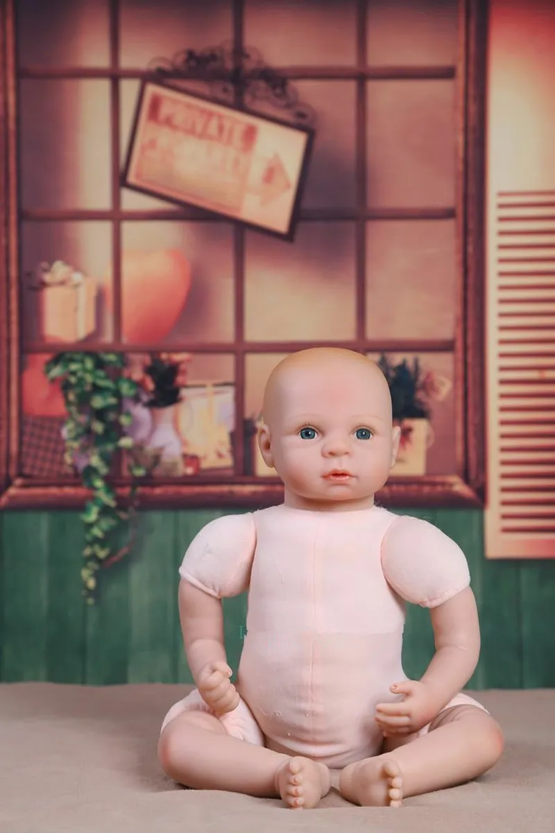 Кукла младенец мягкая виниловая Реалистичная кукла 22 дюйма ручная работа