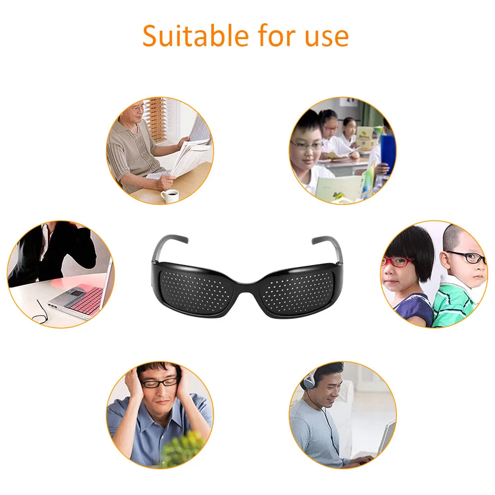 

Vision Eyewear Care Wearable Corrective Glasses Improver Stenopeic Pinhole Pin Hole Anti-fatigue Eyesight Improve Protection