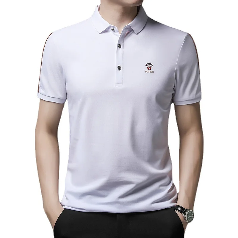 

New Summer Shirt Men Short Sleeve Lapel Loose Large Size Half Sleeve Mens Casual Comfortable Breathable Mens Shirt T-shirt