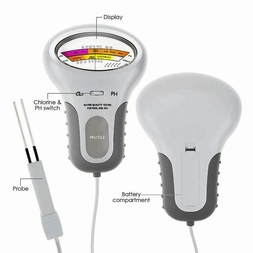 PH-тестер CL2 проверяет детектор воды портативный для дома без загрязнения хлор