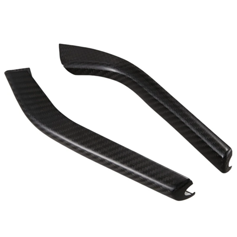 

Carbon Fiber Car Handbrake Grips Interior Cover Trim for Chevrolet Camaro 2010-2015