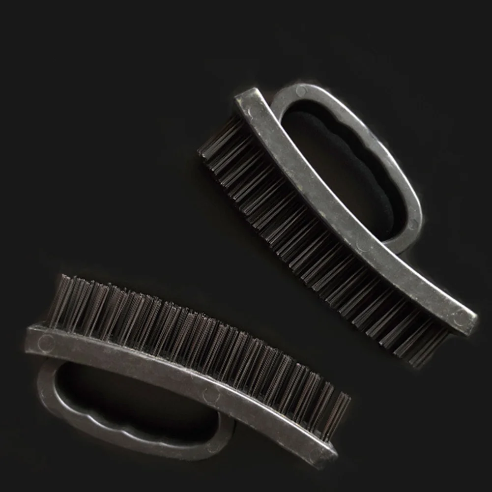 

Cleaning 2 X D- Handle Brush Hand Metal Remover Removing Wire 2 X Brush