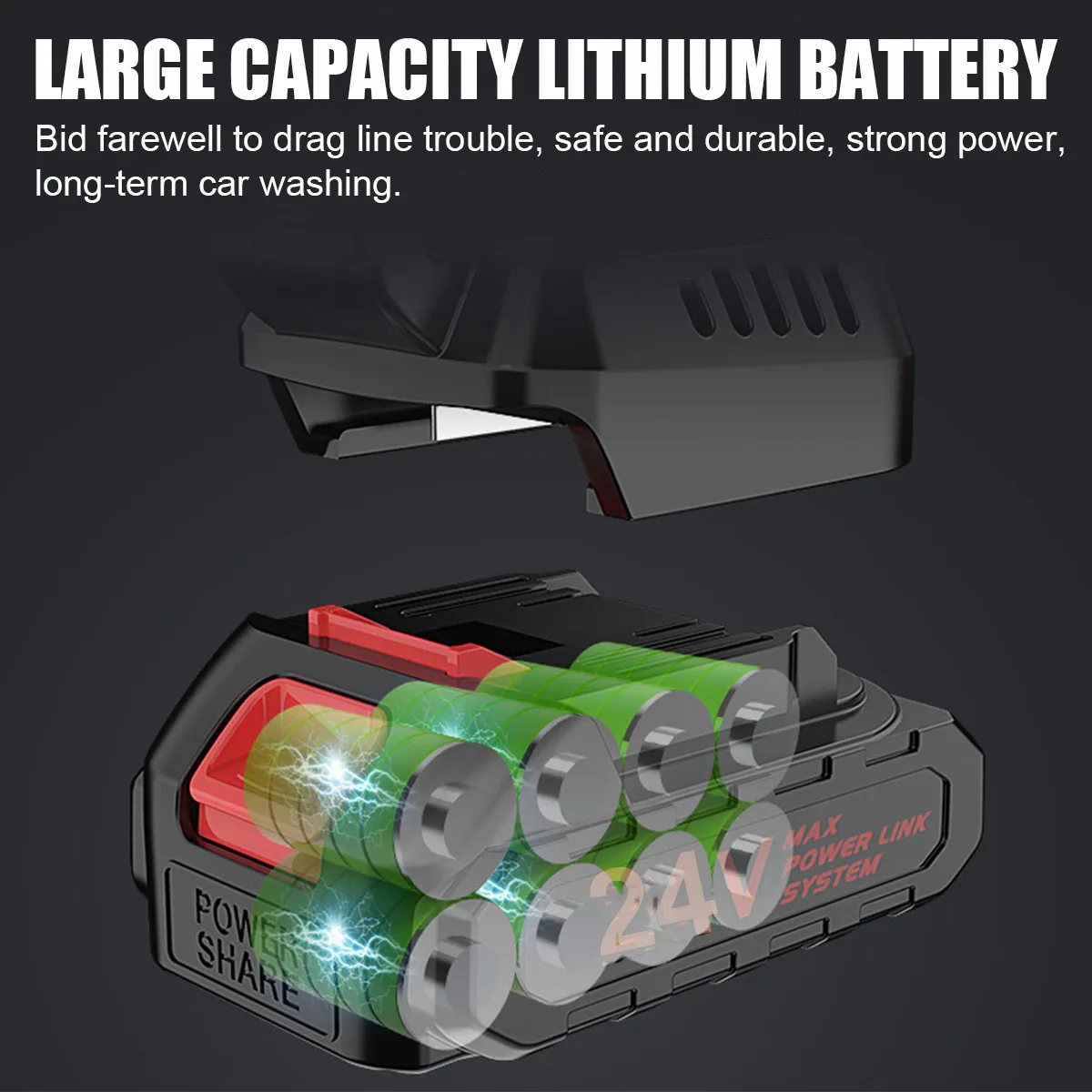 Скидка Новинка 3,0 МПа Беспроводная Автомойка высокого давления водяной пистолет для мойки автомобиля портативная пена для мойки высокого давлени...