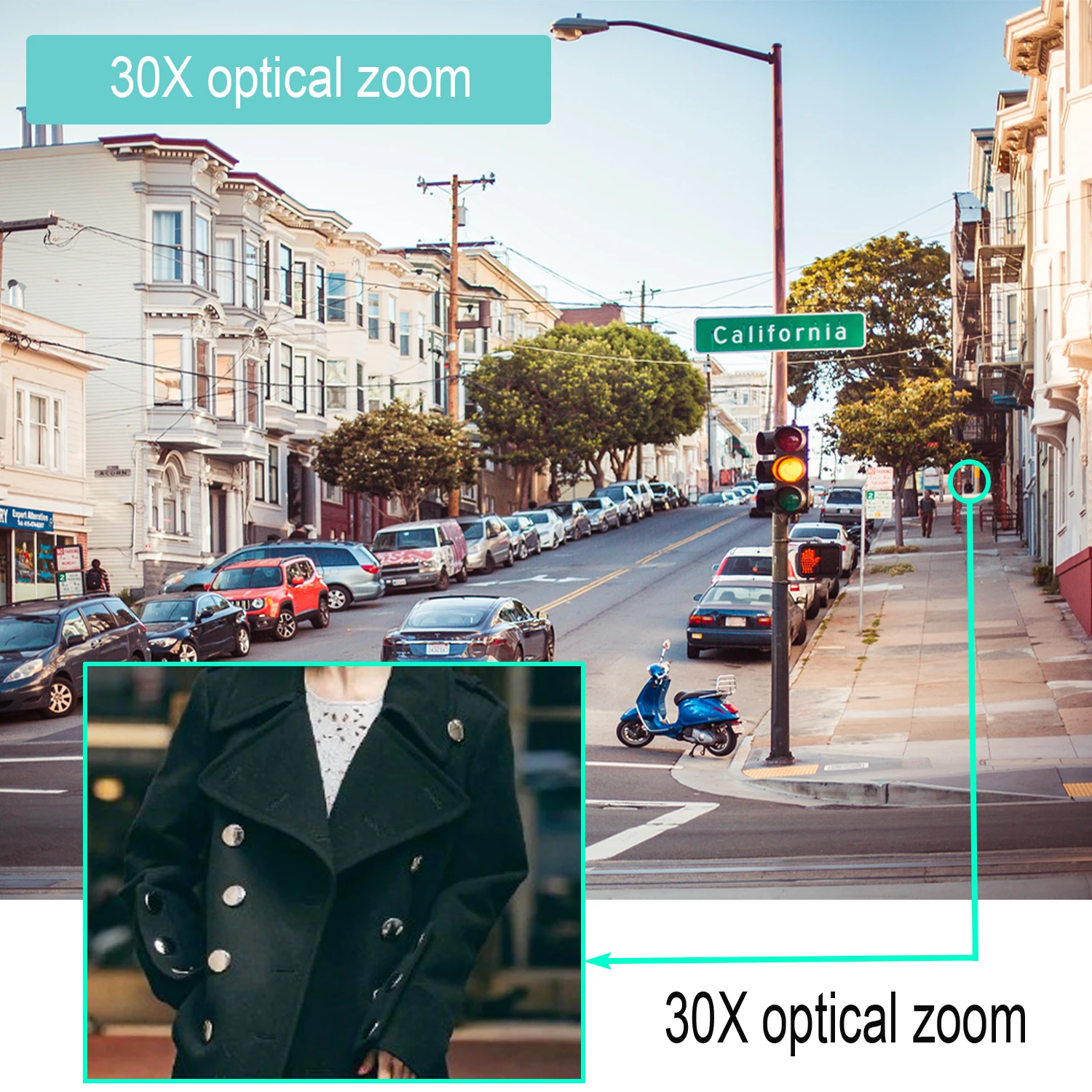 IMPORX Bullet Camera 30X оптический зум 2MP HD CCTV камера наружная наблюдения Wifi Поддержка