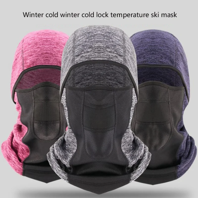 

Balaclava Ski Mask Outdoor Windproof Motorcycle Cycling Full Face Cover Scarf Hat for Winter Warm Breathable Hiking Knitted Caps