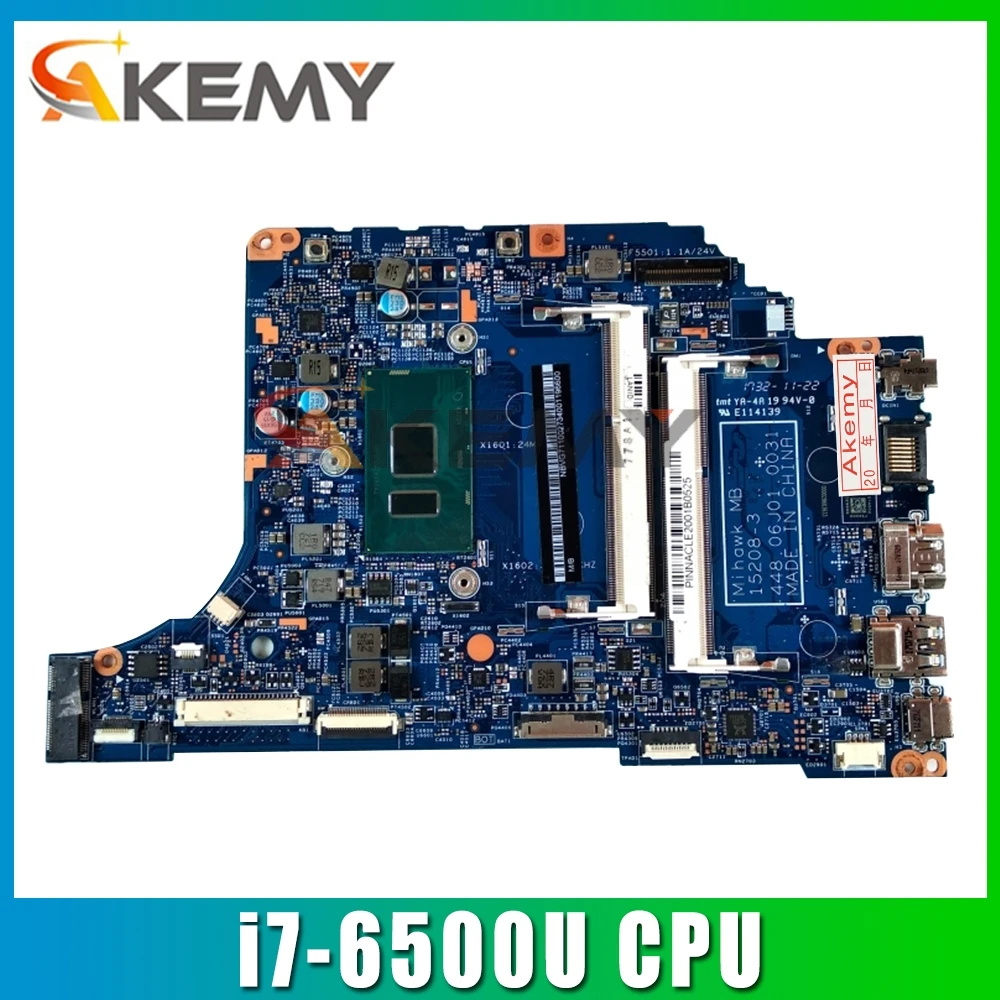 Akemy материнская плата для ноутбука ACER Aspire V3-372 i7-6500U 15208-2 SR2EZ DDR3 | Компьютеры и офис