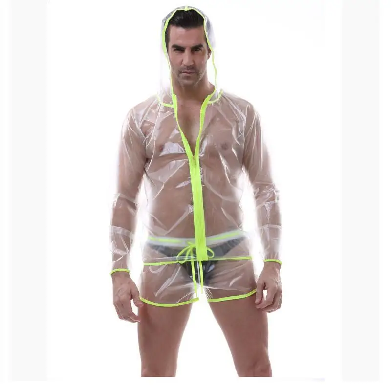

Transparent PVC Gay Sexy Men's Underwear See Through Skin Friendly Close Fitting Sexy Shorts Mens Underwear Mens Boxer Briefs