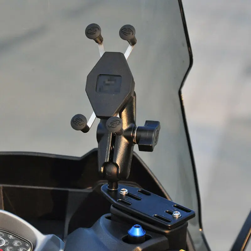 

Black 1 inch Ball Motorcycle Handlebar Cylinder Pump Cap Mount Adjustable for Phone