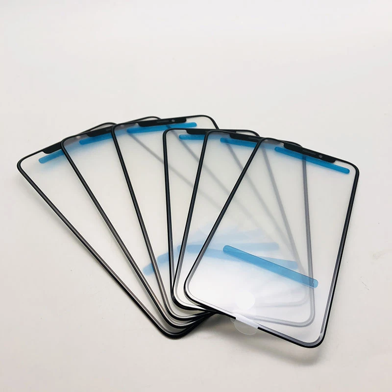10pcs wholesale outer glass With OCA Glue for iPhone 12 11 pro max X XS XR MAX LCD touch lens repair Replacement