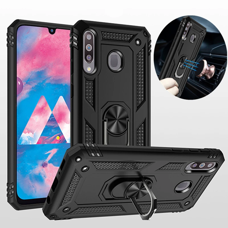 Противоударный бронированный чехол подставка для Samsung Galaxy S8 S9 S10 Note 8 9 10 Plus A10 A20 A30