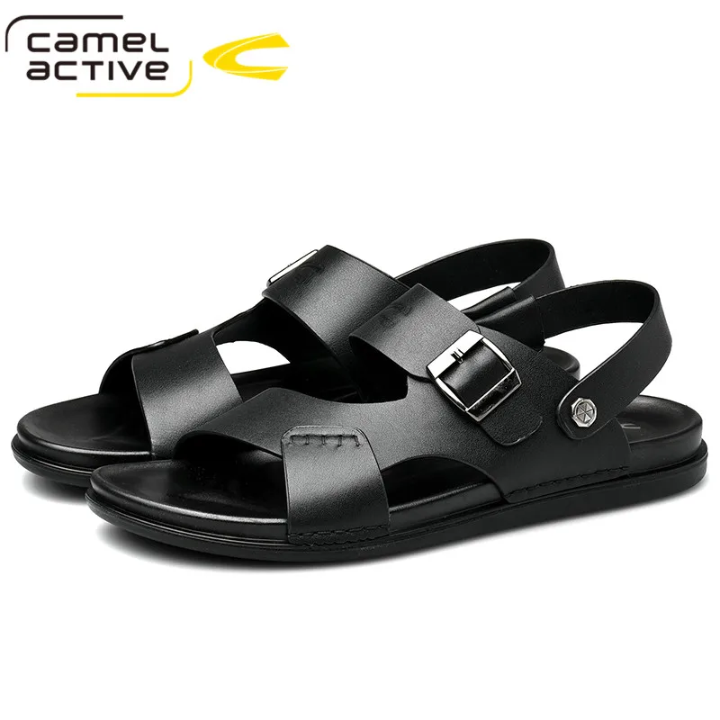 Мужские сандалии из натуральной кожи Camel Active брендовые босоножки модные большие