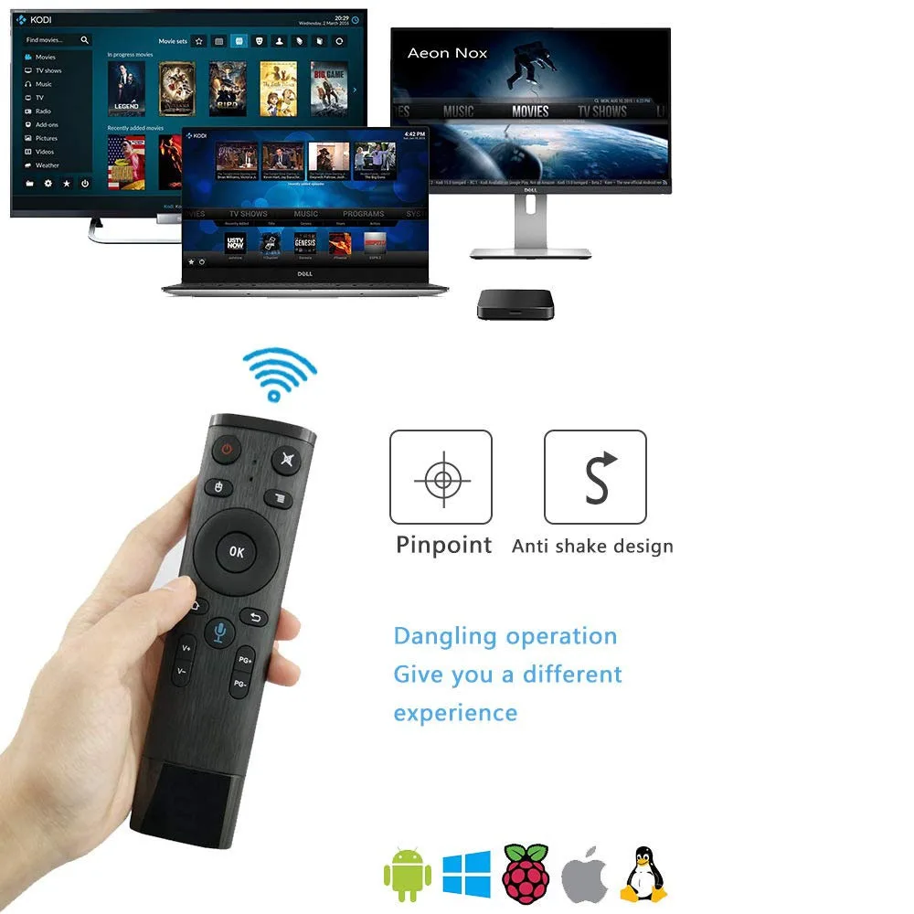 Беспроводная воздушная мышь RCV11 2 4G голосовое дистанционное управление Воздушная