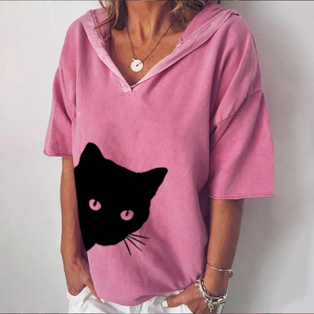 Новые женские футболки Свободные повседневные брюки из хлопка и льна с принтом