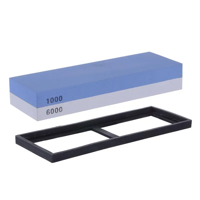 Профессиональный Класс 2-в-1 1000/6000 зернистый водяной камень 2-сторонняя корунд