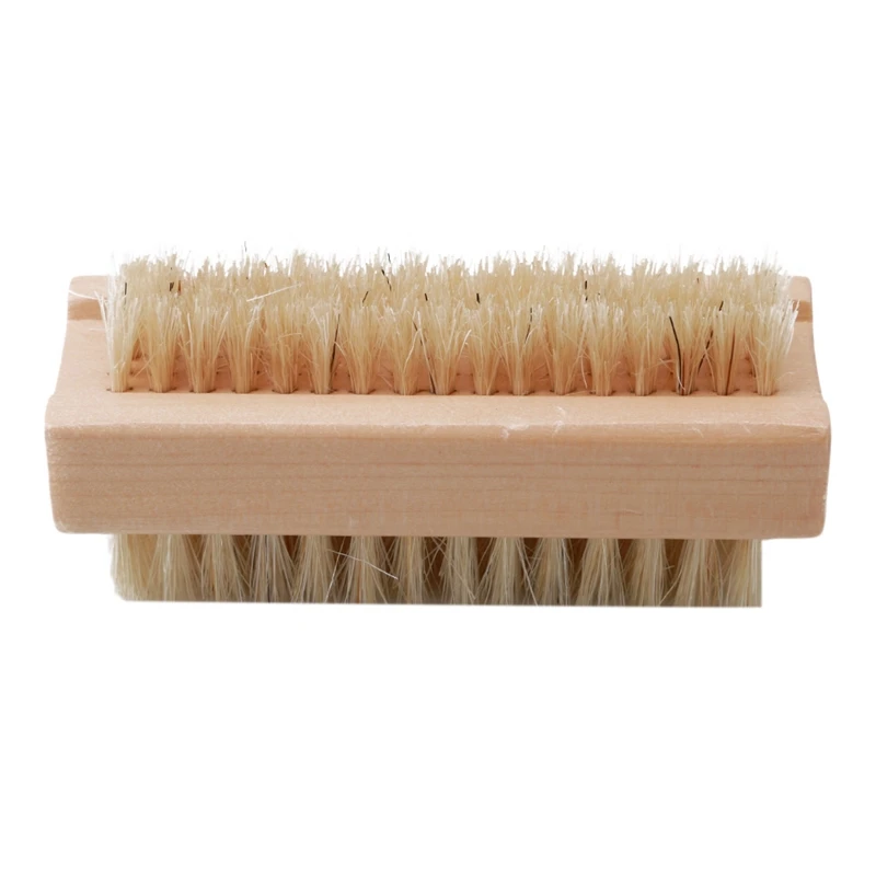 

Double-Sided High-Quality Wood Color Wooden Bristle Bristle Cleaning Brush Housekeeping Cleaning Brush