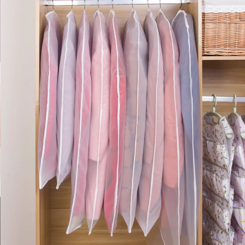 3 шт. пылезащитный чехол для одежды домашнее пальто костюма прозрачный одежда