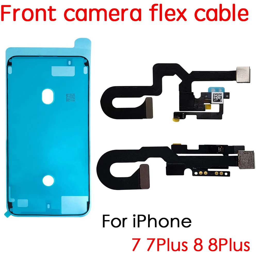 

Фронтальная камера с гибким кабелем для iPhone 7, 7Plus, 8 Plus, Бесконтактный датчик яркости, микрофон с экраном, водонепроницаемый
