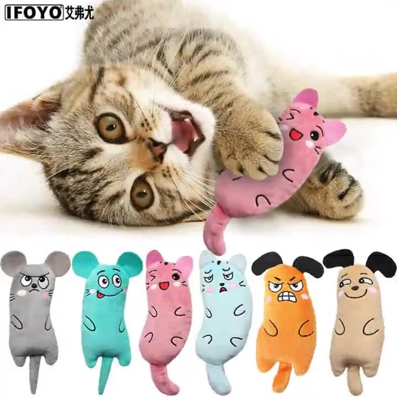 

Creative pet toy Catnip plush toy Pet Playing Training Toy Kitten Supplies Self-Hey Molar Teeth Interactive Tool Kitty Products