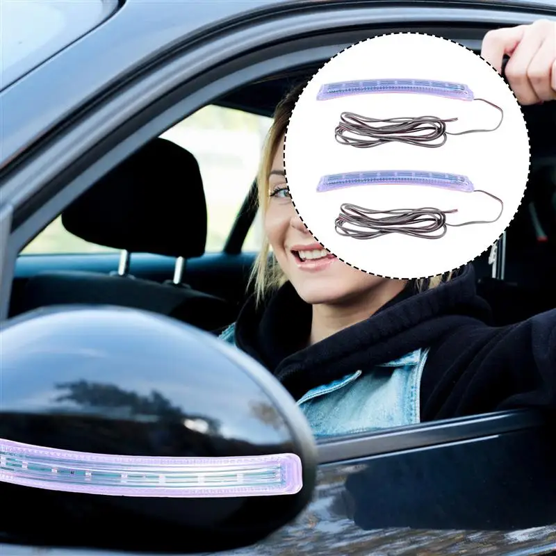 

1 Pair Car Side Mirror Turn Signal Light Durable Car Rearview Mirror LED Light