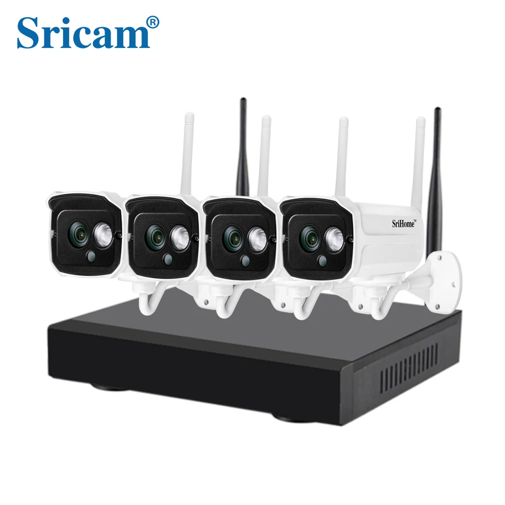 IP камера Sricam NVS001 4 канала Wi Fi 1080P водонепроницаемая|Камеры видеонаблюдения| |