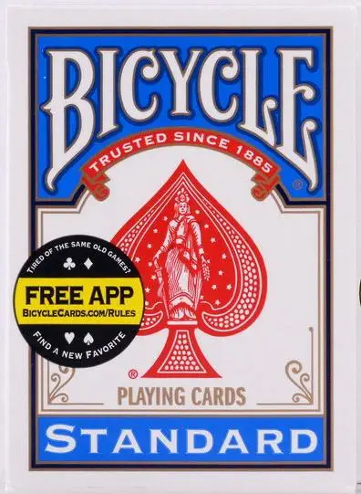 USA Native blue 1 колода покерный велосипед красный или синий обычный игральные карты всадник обратно 808 или США собственный стандарт запечатанный колода Волшебная карта - Цвет: USA Native blue
