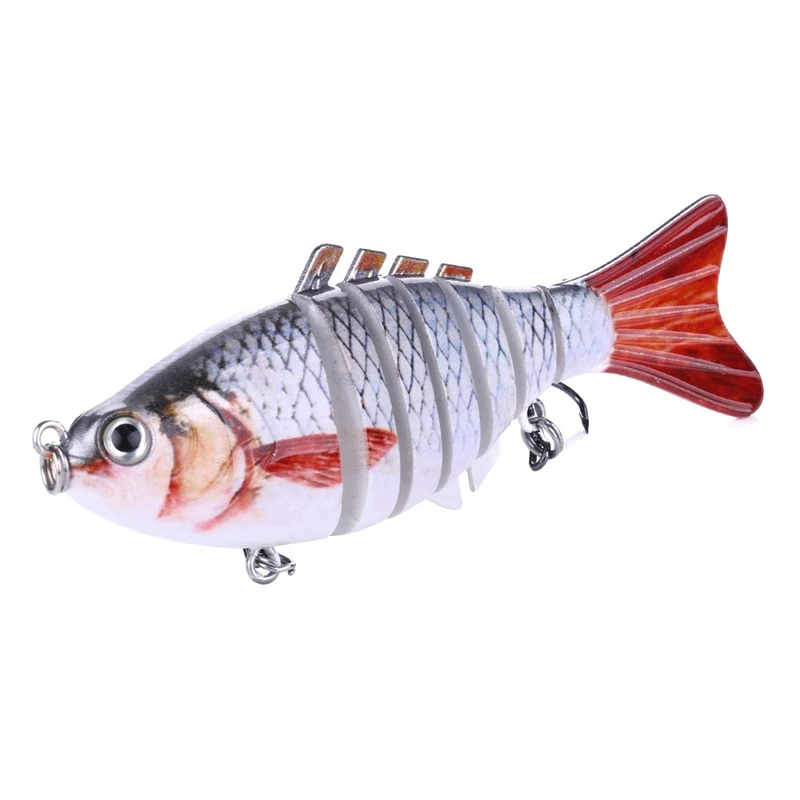 5 шт. Реалистичная приманка для ловли окуня 6 многосоставная плавающая медленное
