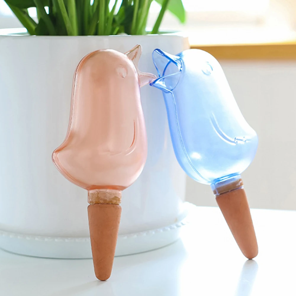 

Bird Shape Clear Plant Waterer Self Watering Device Potted Plant Watering Spike Automatic Drip Irrigation Watering System
