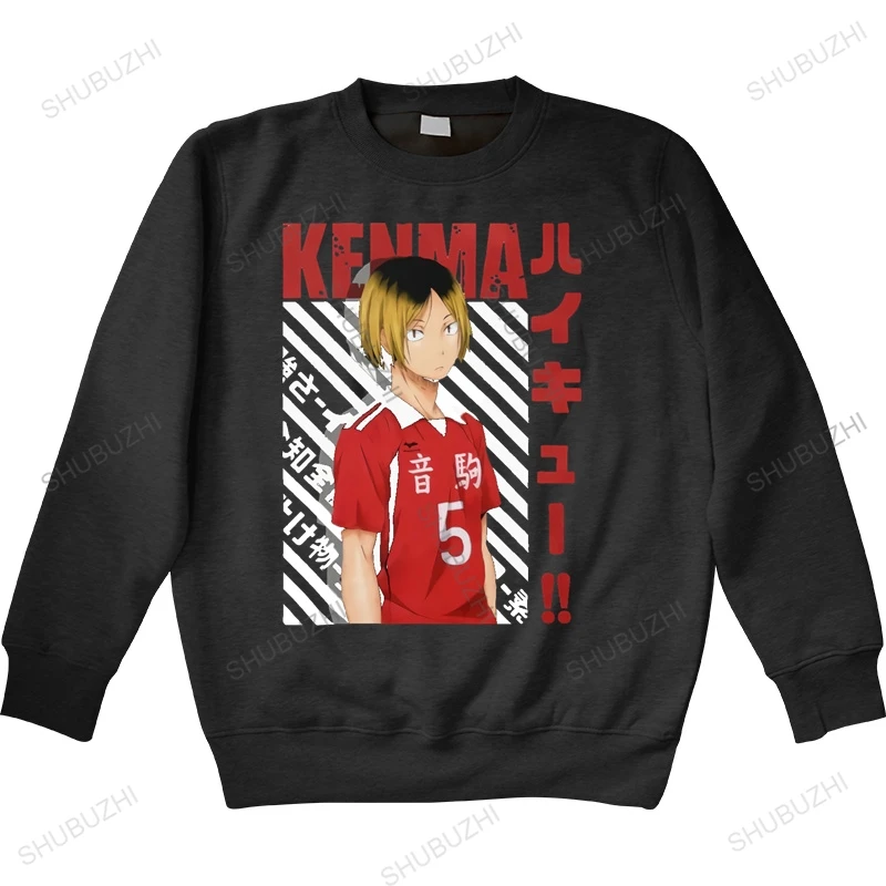 

Худи Haikyuu мужское с длинным рукавом, смешная мультяшная толстовка с рисунком в стиле Харадзюку, Kenma, одежда для мужчин