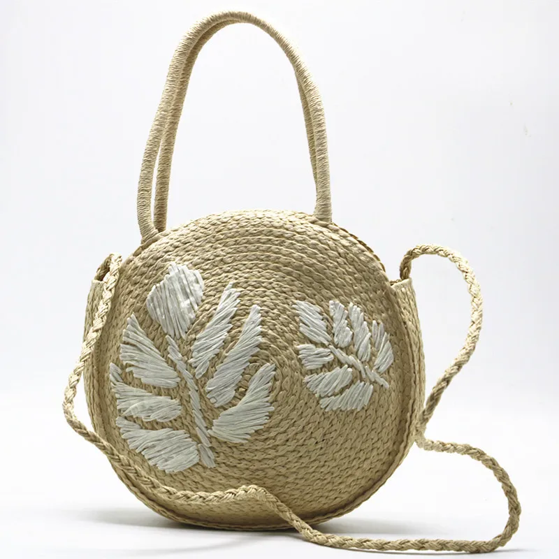 

New arrival pineapple straw woven bag leaf woven female bag shoulder bag
