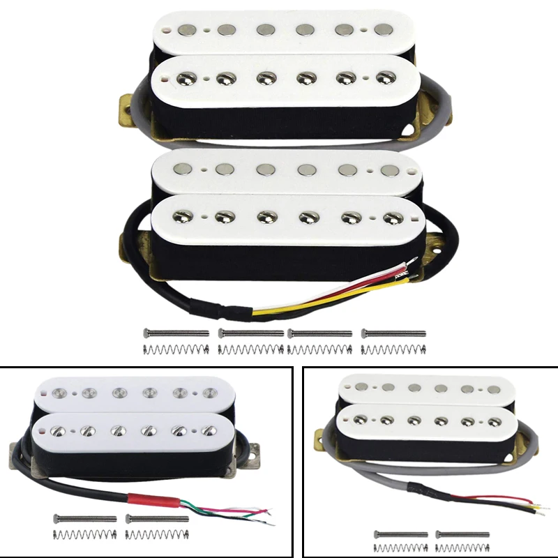 

Electric Guitar Humbucker Pickups Alnico V Pickup White