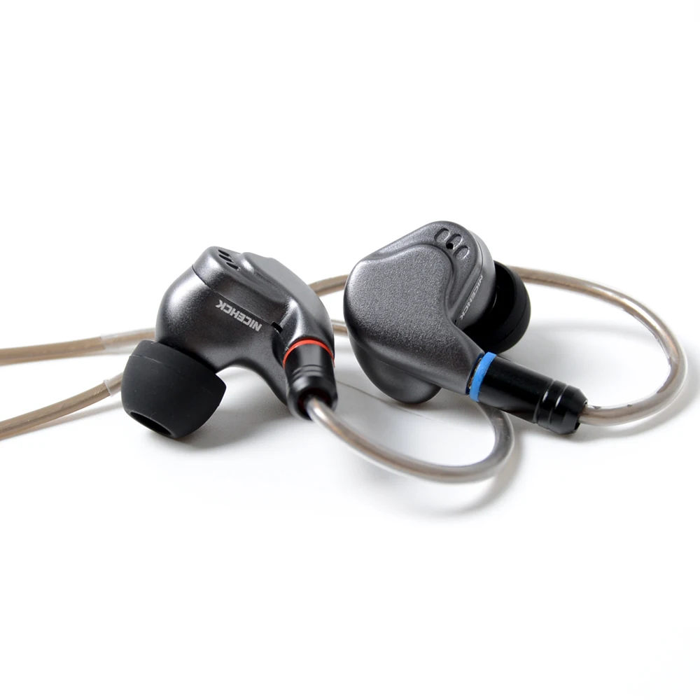 NICEHCK M6 4BA+ 2DD металлические наушники HiFi Hybrid 6 шт в ухо наушники гарнитура монитор наушники с MMCX съемный кабель для наушников